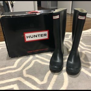 Authentic Hunter Huntress Wide Leg Rain Boot